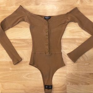 Off the shoulder bodysuit